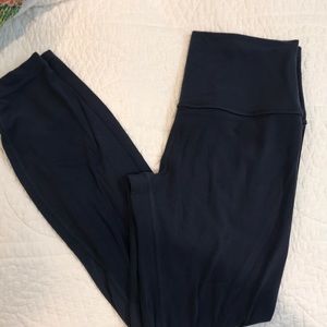 Blueish Gray LuluLemon Align Pant.